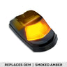 Ford Super Duty 17-22 Single 1-Piece Cab Roof Light 2-Way Front & Rear Facing Ultra High-Power LEDs (Replaces Factory/OEM Cab Roof Lights Only) - Multiple Options - AMBER / SMOKED
