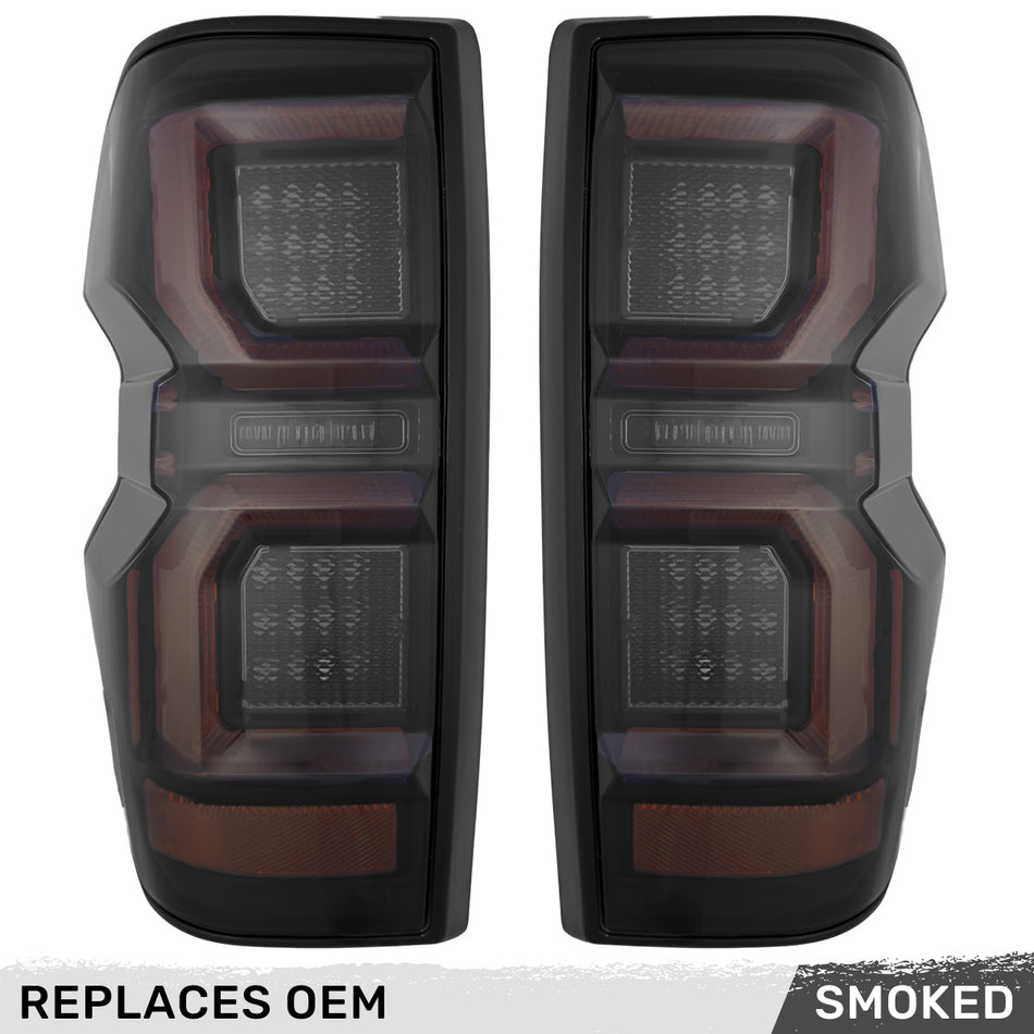 Chevy Colorado 23-26 Ultra Bright OLED Tail Lights with Startup Light Sequence - Smoked Lens