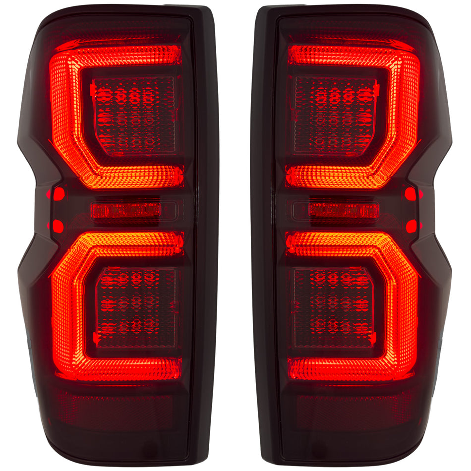 Chevy Colorado 23-26 Ultra Bright OLED Tail Lights with Startup Light Sequence - Smoked Lens