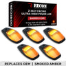 Dodge RAM HD 2500/3500 19-26 5 Piece Cab Roof Light Set 2-Way Front & Rear Facing Ultra High-Power LEDs Multiple Lens & Colors - REPLACING OEM / AMBER / SMOKED