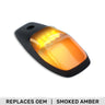 Dodge RAM HD 2500/3500 19-26 Single 1-Piece Cab Roof Light 2-Way Front & Rear Facing Ultra High-Power LEDs - Multiple Lens & Colors - REPLACING OEM / AMBER / SMOKED