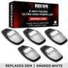 Dodge RAM HD 2500/3500 19-26 5 Piece Cab Roof Light Set 2-Way Front & Rear Facing Ultra High-Power LEDs Multiple Lens & Colors - REPLACING OEM / WHITE / SMOKED