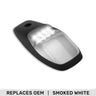 Dodge RAM HD 2500/3500 19-26 Single 1-Piece Cab Roof Light 2-Way Front & Rear Facing Ultra High-Power LEDs - Multiple Lens & Colors - REPLACING OEM / WHITE / SMOKED