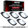 Dodge RAM HD 2500/3500 19-26 5 Piece Cab Roof Light Set 2-Way Front & Rear Facing Ultra High-Power LEDs Multiple Lens & Colors - REPLACING OEM / WHITE / CLEAR