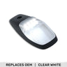 Dodge RAM HD 2500/3500 19-26 Single 1-Piece Cab Roof Light 2-Way Front & Rear Facing Ultra High-Power LEDs - Multiple Lens & Colors - REPLACING OEM / WHITE / CLEAR