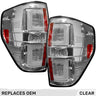 Ford F150 & Raptor 09-14 Ultra Bright OLED Tail Lights - Multiple Lens - CLEAR