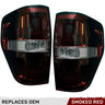 Ford F150 & Raptor 09-14 Ultra Bright OLED Tail Lights - Multiple Lens - SMOKED RED