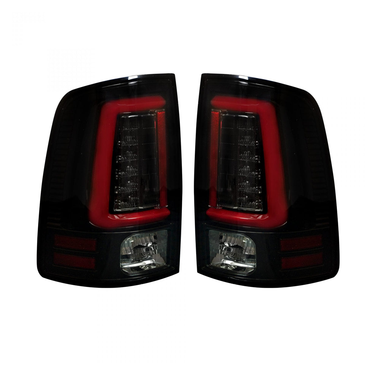 Dodge RAM 1500 09-18 &amp; 2500/3500 10-18 (Replaces OEM Halogen) Tail Lights OLED in Red