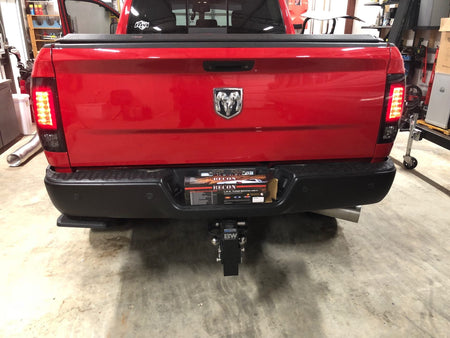 Dodge RAM 1500/2500/3500 13-18 (Replaces OEM LED) Tail Lights OLED in Smoked