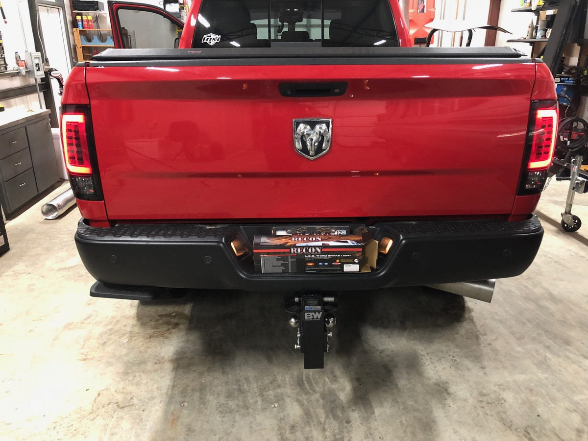 Dodge RAM 1500/2500/3500 13-18 (Replaces OEM LED) Tail Lights OLED in Smoked