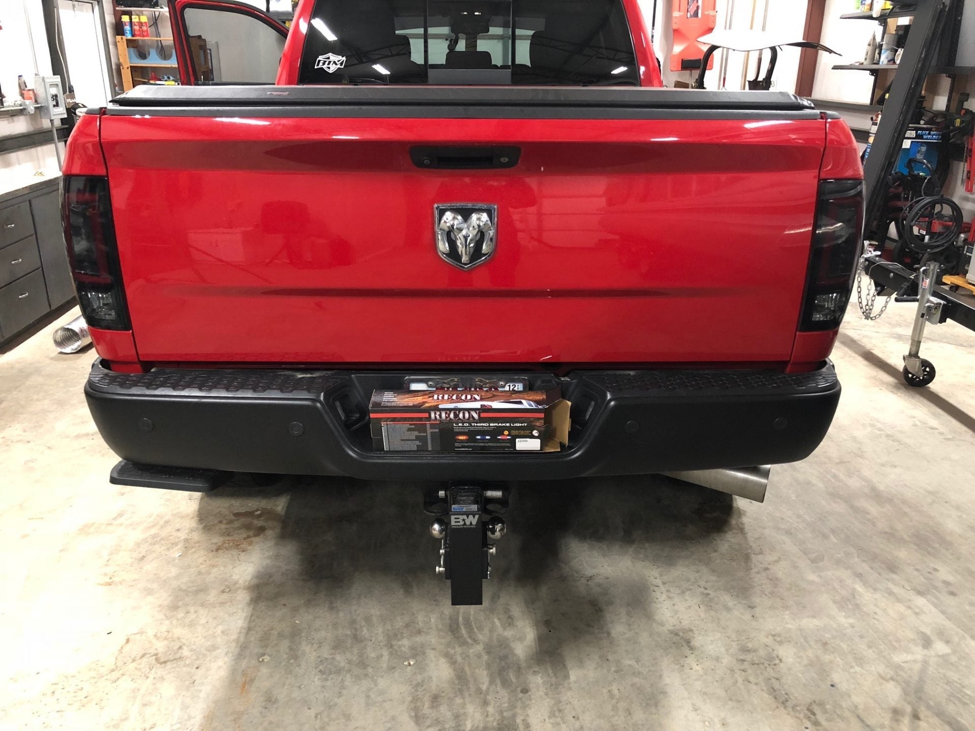 Dodge RAM 1500/2500/3500 13-18 (Replaces OEM LED) Tail Lights OLED in Smoked