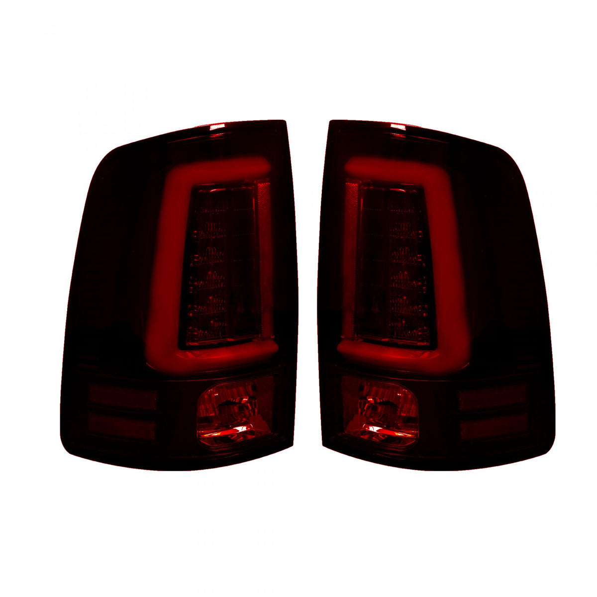 Dodge RAM 1500 09-18 &amp; 2500/3500 10-18 (Replaces OEM Halogen) Tail Lights OLED in Red