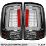 Dodge RAM 2500/3500 10-18 Ultra Bright OLED Tail Lights (Replaces Factory Halogen Only) - Multiple Lens - CLEAR