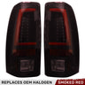 Chevy Silverado & GMC Sierra 99-07 Ultra Bright OLED Tail Light - Multiple Lens - DARK SMOKED RED