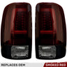Chevy & GMC Tahoe, Yukon, Suburban, Denali 00-06 Ultra Bright OLED Tail Lights - Multiple Lens - SMOKED RED