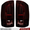 Dodge RAM 2500/3500 07-09 Ultra Bright OLED Tail Lights - Multiple Lens - SMOKED RED
