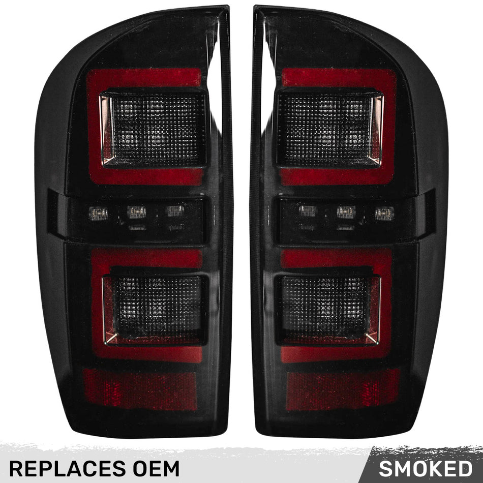 Toyota Tacoma 16-23 (3rd Gen) Ultra Bright OLED Tail Lights - Smoked Lens