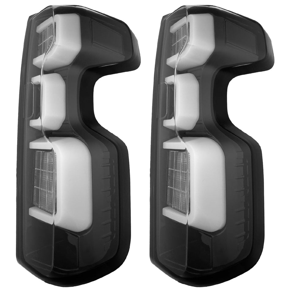 Chevy 19-25 Silverado 1500 Ultra Bright OLED Tail Lights Custom Painted Onyx Black WA8555 (Replaces Factory/OEM Halogen Tail Lights Only) - Custom