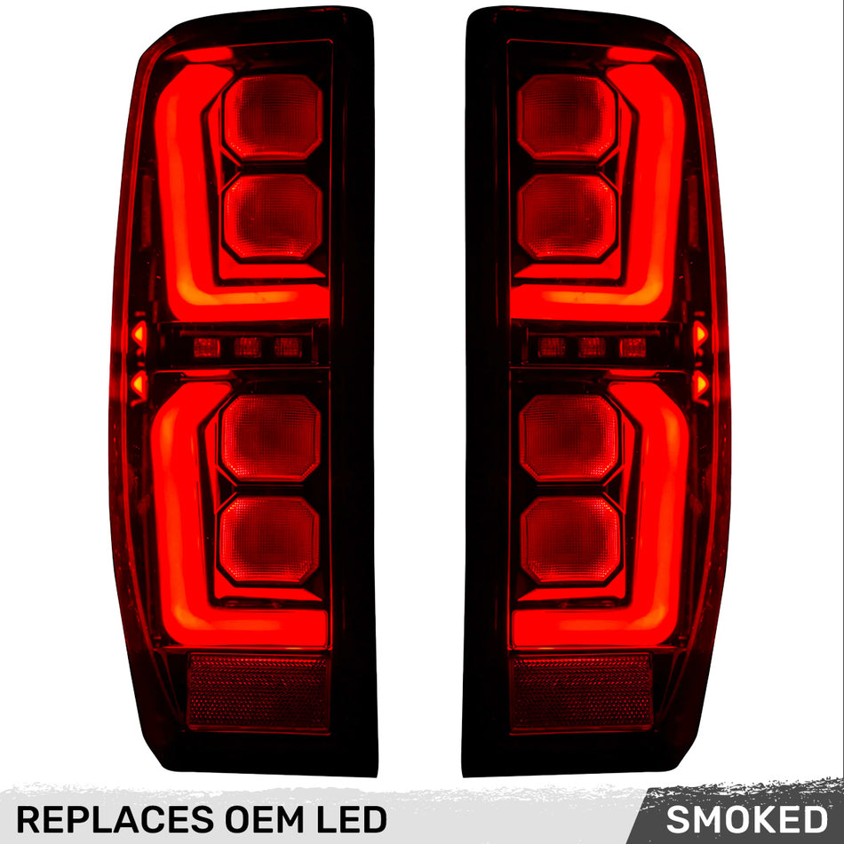 GMC Sierra 2500/3500 20-23 (Replaces OEM LED) Tail Lights OLED Smoked