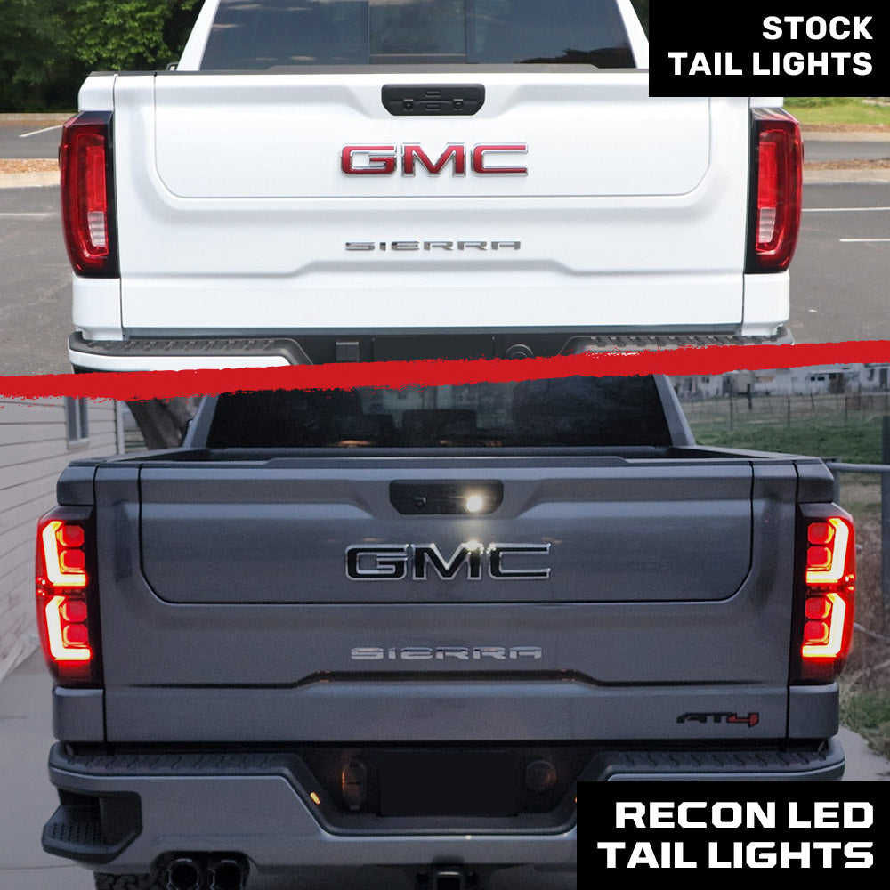 For 2019-2023 Chevy Silverado 1500 LED Type Black Smoke Tail Light Brake Lamps E - Foto 2