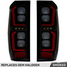 GMC Sierra 2500/3500 20-23 Ultra Bright OLED Tail Lights (Replaces Factory/OEM Halogen Tail Lights Only) - Multiple Lens - SMOKED