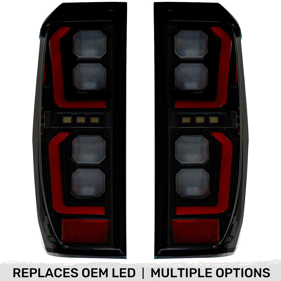 GMC Sierra 1500 19-23 Ultra Bright OLED Tail Lights (Replaces Factory/OEM LED Tail Lights Only) - Multiple Lens