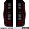 GMC Sierra 1500 19-26 Ultra Bright OLED Tail Lights (Replaces Factory/OEM LED Tail Lights Only) - Multiple Lens - SMOKED