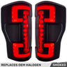 Ford Super Duty 20-22 Ultra Bright OLED Tail Lights (Replaces Factory/OEM Halogen) - Multiple Lens - SMOKED