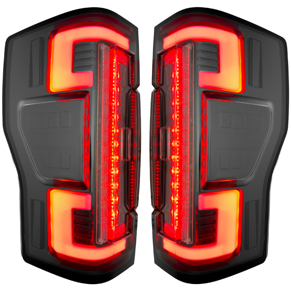 Ford Super Duty 20-22 Ultra Bright OLED Tail Lights Custom Painted Agate Black UM (Replaces Factory/OEM LED) - Custom