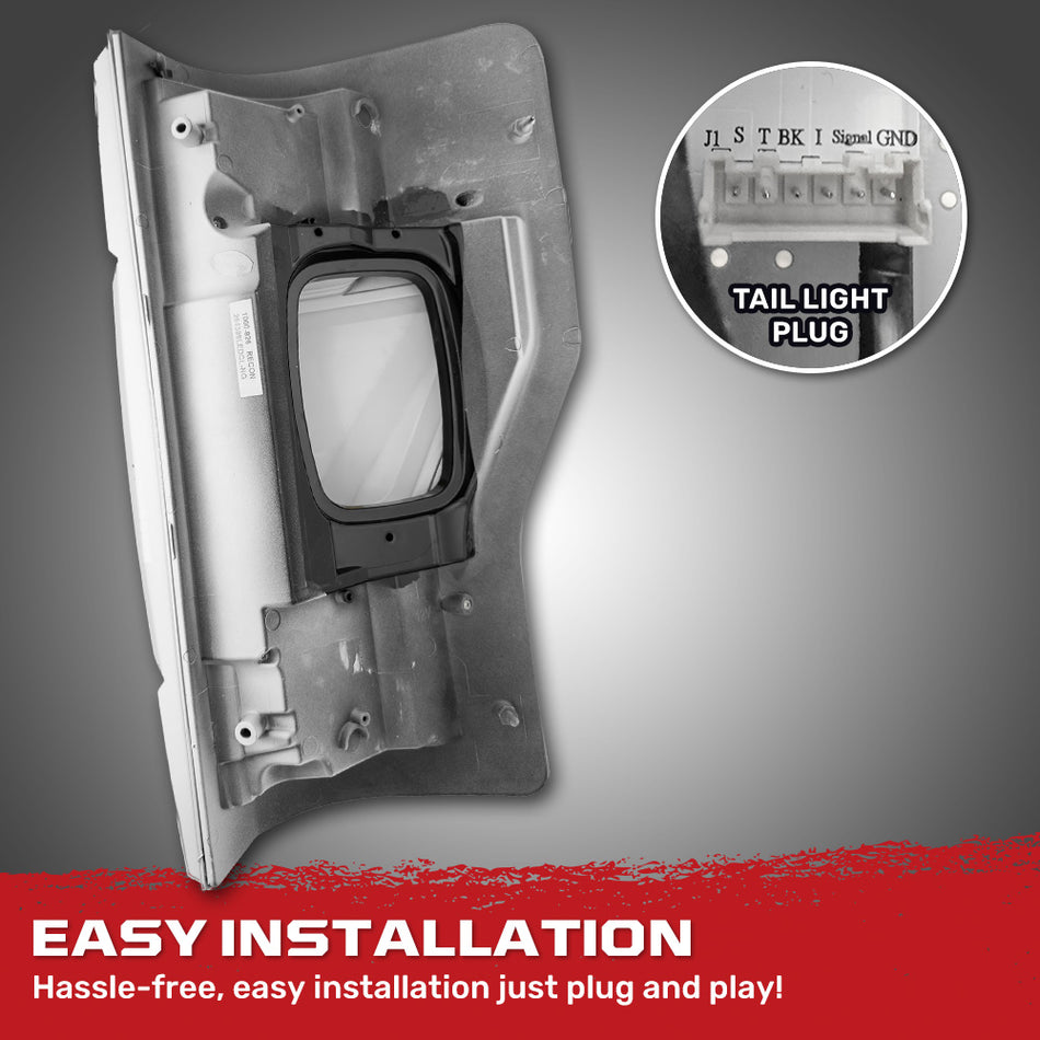 Ford Super Duty 20-22 Ultra Bright OLED Tail Lights Custom Painted Cool White A2 (Replaces Factory/OEM LED) - Custom
