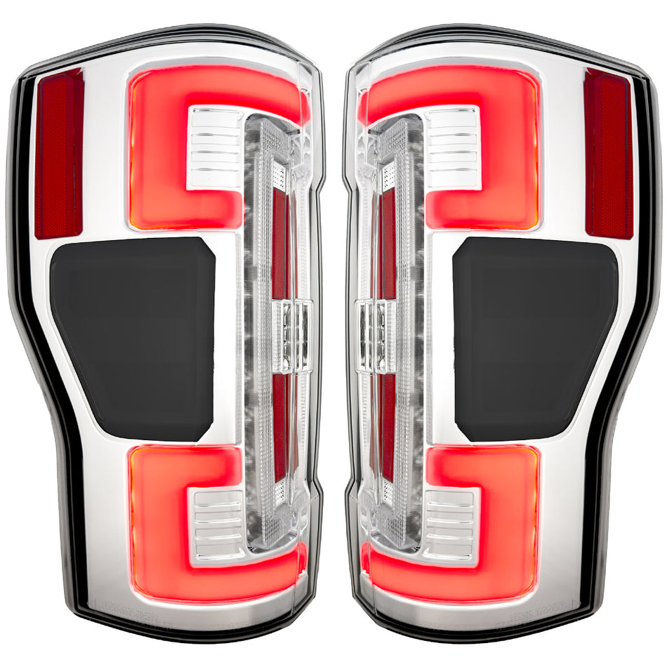 Ford Super Duty 20-22 (Replaces OEM LED) Tail Lights OLED in Clear