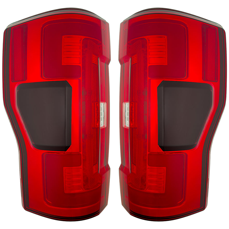 Ford Super Duty 20-22 F-250 F-350 F-450 F-550 (Replaces OEM Halogen) Tail Lights OLED in Red