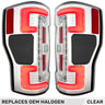 Ford Super Duty 20-22 Ultra Bright OLED Tail Lights (Replaces Factory/OEM Halogen) - Multiple Lens - CLEAR