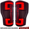 Ford Super Duty 20-22 Ultra Bright OLED Tail Lights (Replaces Factory/OEM Halogen) - Multiple Lens - SMOKED RED
