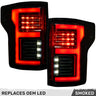 Ford F150 18-20 Ultra Bright OLED Tail Lights (Replaces Factory/OEM LED with BLIS) - Multiple Lens - SMOKED