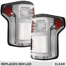 Ford F150 18-20 Ultra Bright OLED Tail Lights (Replaces Factory/OEM LED with BLIS) - Multiple Lens - CLEAR