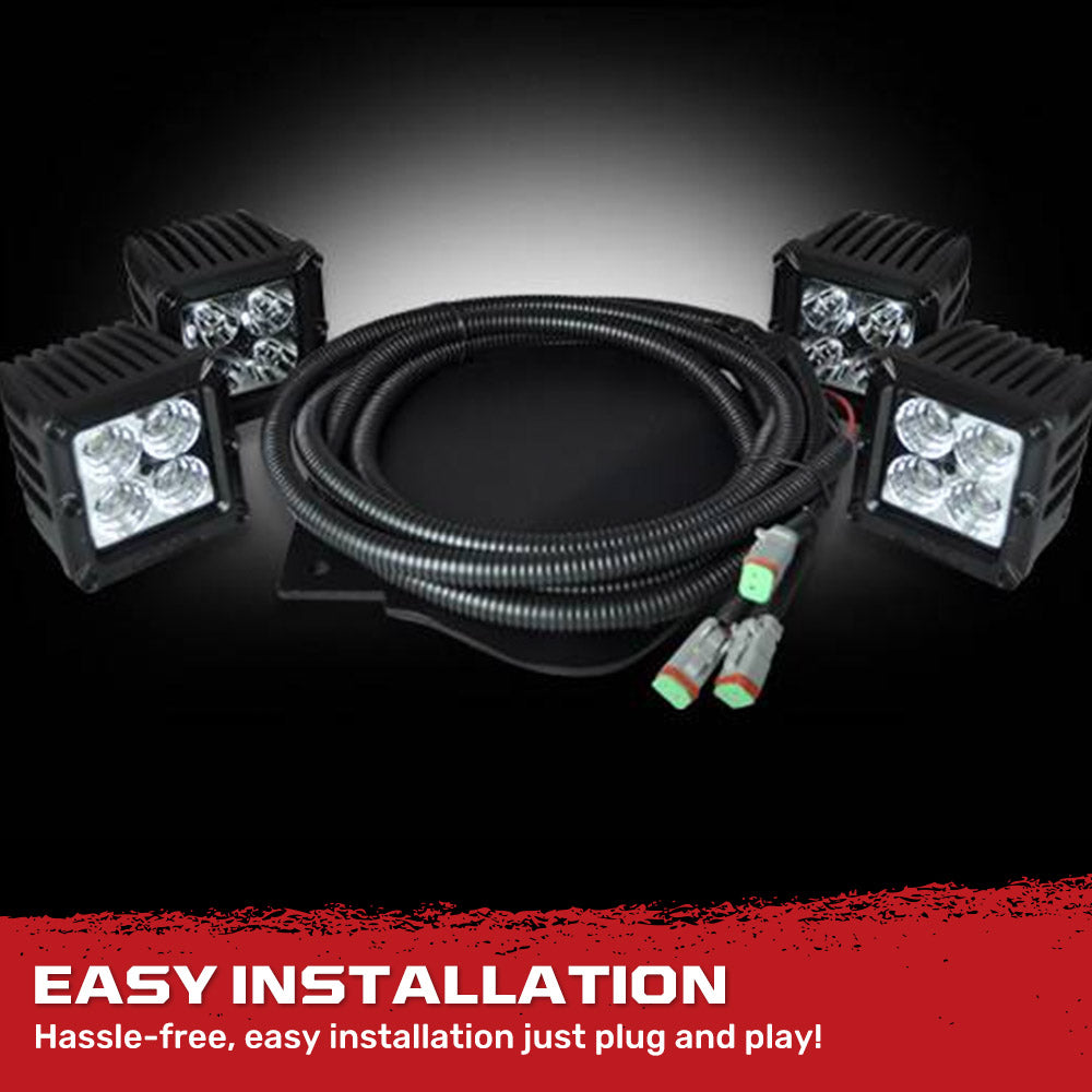 Ford SVT Raptor 10-14 Ultra Bright Dual Beam Spot & Flood LED Driving ...