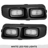Dodge 19-22 RAM 1500, 2500, 3500 (Does Not Fit Classic Models) Ultra High Power LED & DRL Fog Lights - Multiple Colors - WHITE