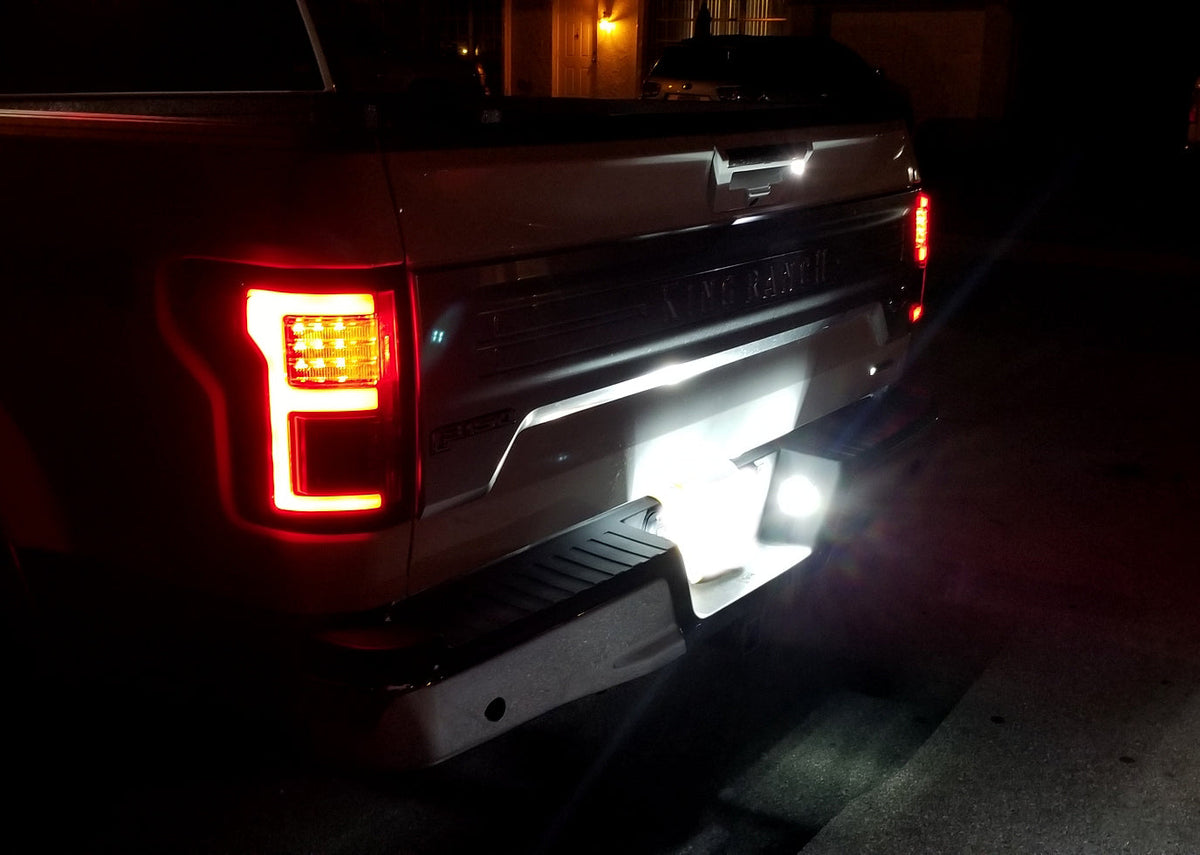 Ford F150 15-17 &amp; Raptor 17-19 License Plate Illumination Kit LED