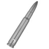 .50 Cal Bullet Antenna (Fits OEM Factory Threaded Antenna) Multiple Colors - BRUSHED ALUMINUM
