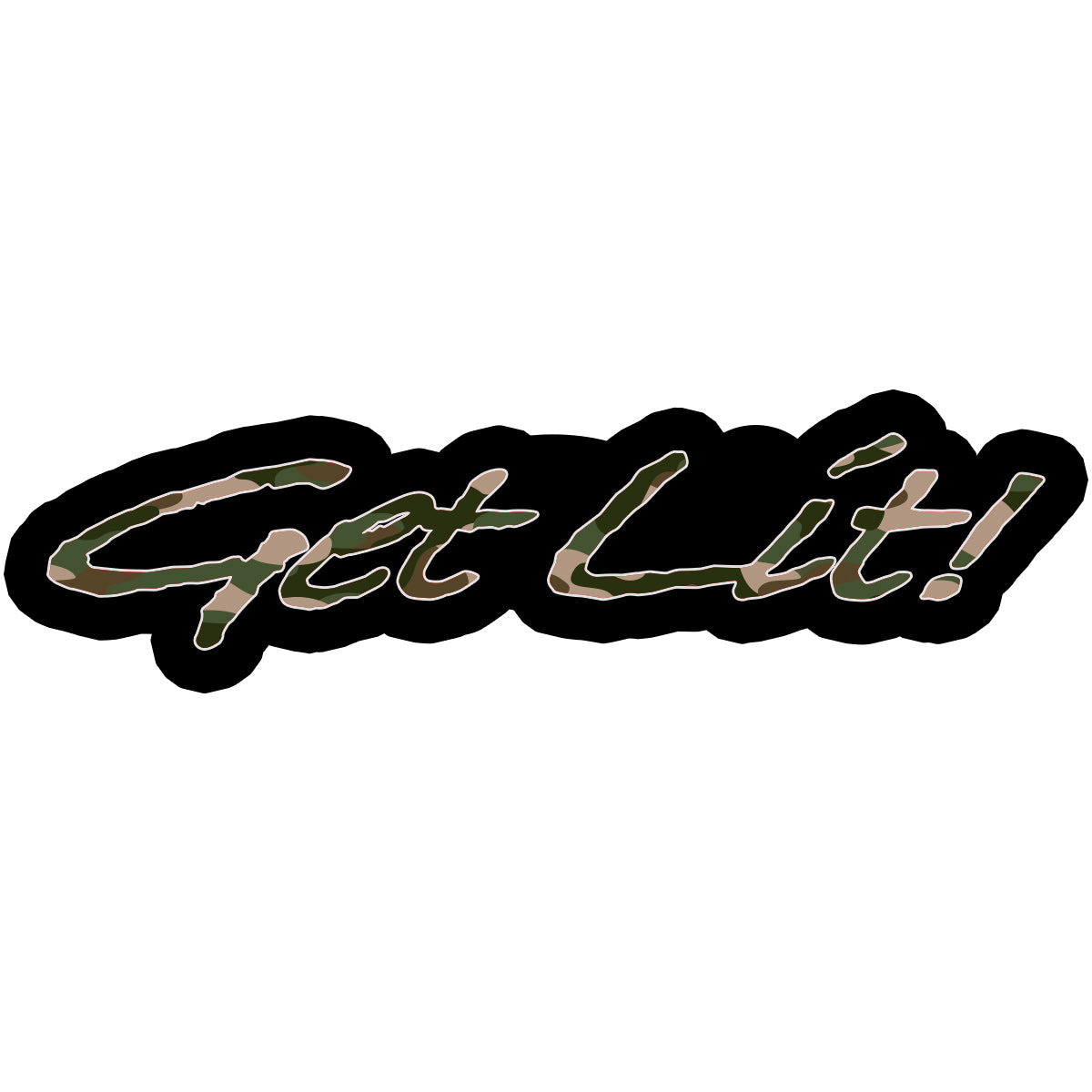  - Get Lit Army Camo Decal