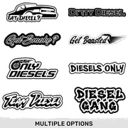 Diesel Designs Bumper/Window Decal Stickers - Multiple Options