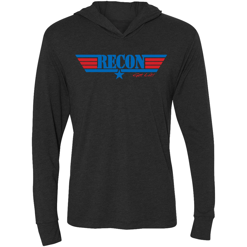 RECON Jet Fighter Lightweight Long Sleeve Hoodie