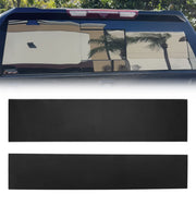 Chevy Silverado & GMC Sierra 1500 19-26 Protective 2-Pc Rear Sliding Window Trim - High Gloss Black
