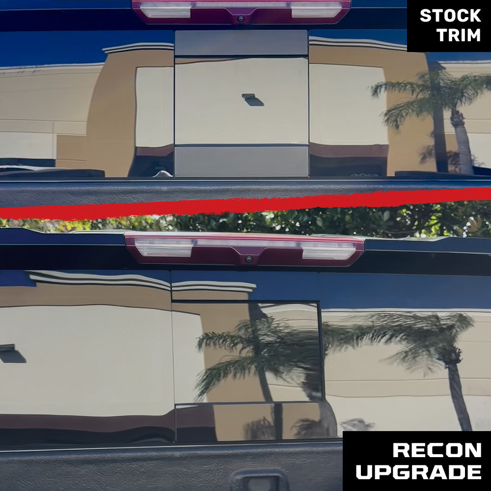 Chevy Silverado & GMC Sierra 1500 19-26 Protective 2-Pc Rear Sliding W ...