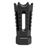 Interchangeable Threaded Tips For AR-15 Combat Rifle Barrel Style Truck Antenna - Multiple Options - BLACK / Flared & Spiked Door Breacher Flash Hider Rifle Barrel Antenna Tip