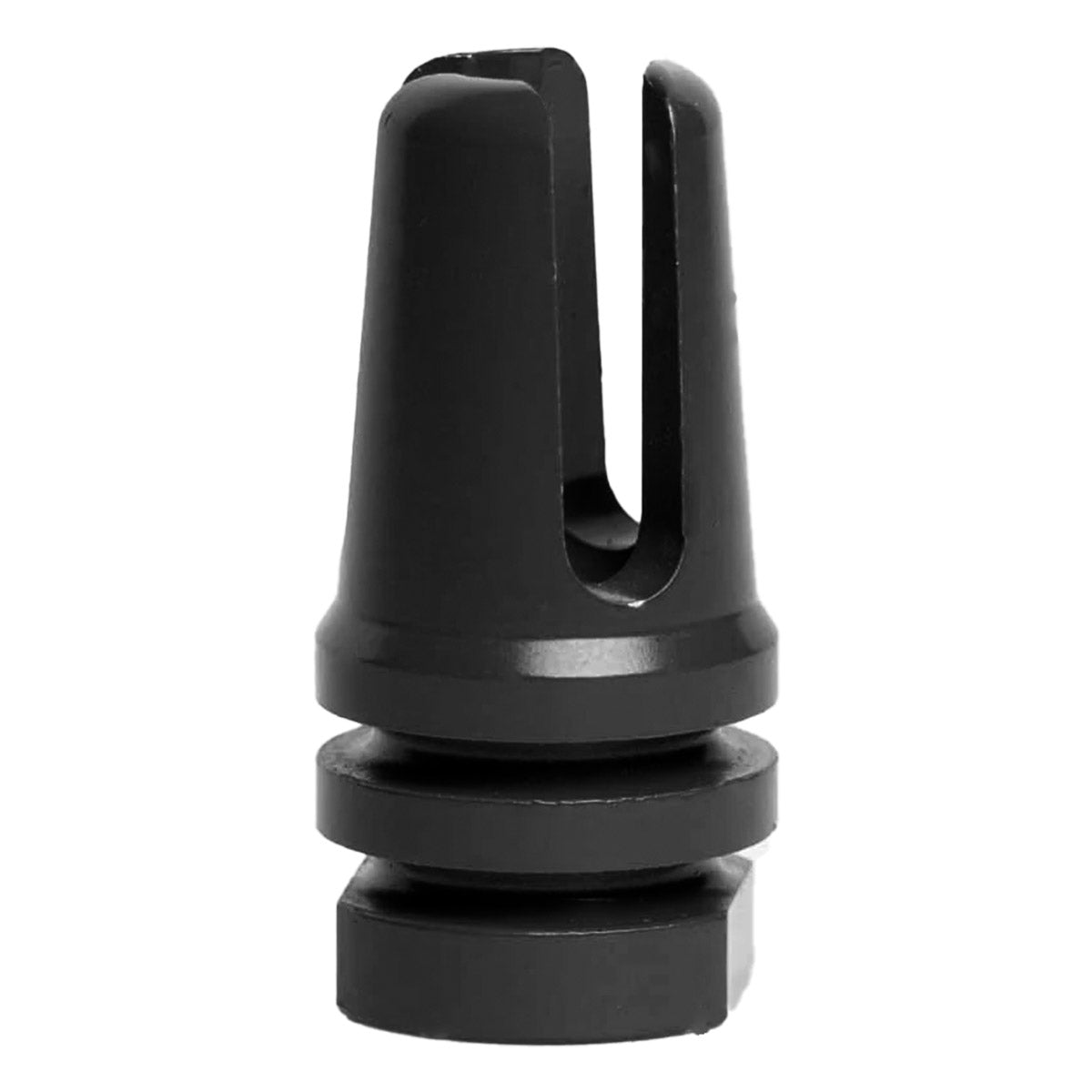  - BLACK / 3-Pronged Flash Hider Rifle Barrel Antenna Tip