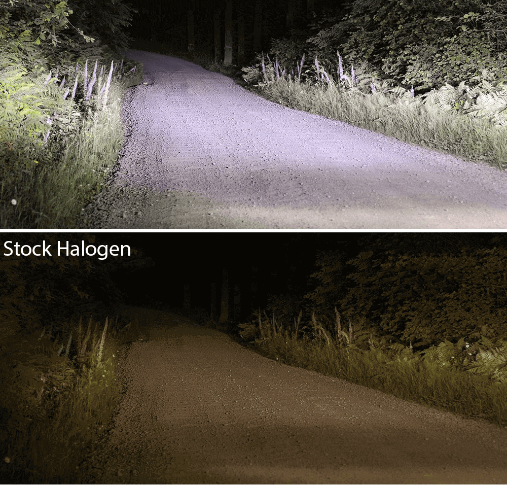 Ultra High-Power H7 LED Headlight Bulbs - Bluetooth Color Changing - GoRECON