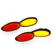 GMC Sierra &amp; Chevy Silverado 99-14 Fender Light LED Smoked w/ Black Trim