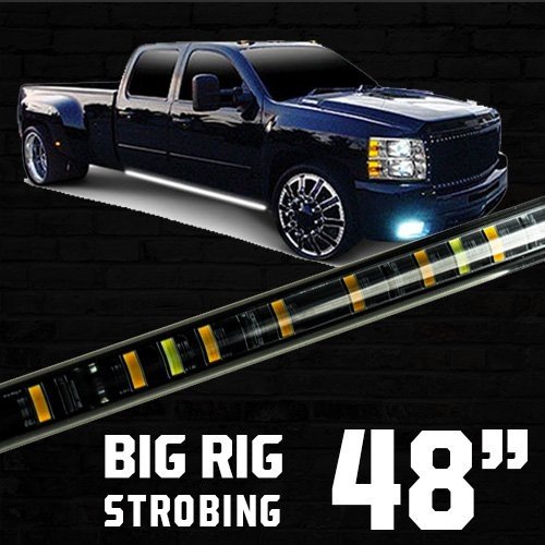 48″ Big Rig Strobing Light Kit LED in Selectable Amber or White